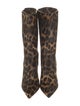 Christian Louboutin Ponyhair Animal Print Boots