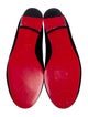 Christian Louboutin Velvet Studded Accents Loafers