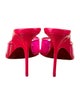 Christian Louboutin PVC Leather Trim Embellishment Slides