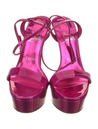 Christian Louboutin Patent Leather Sandals