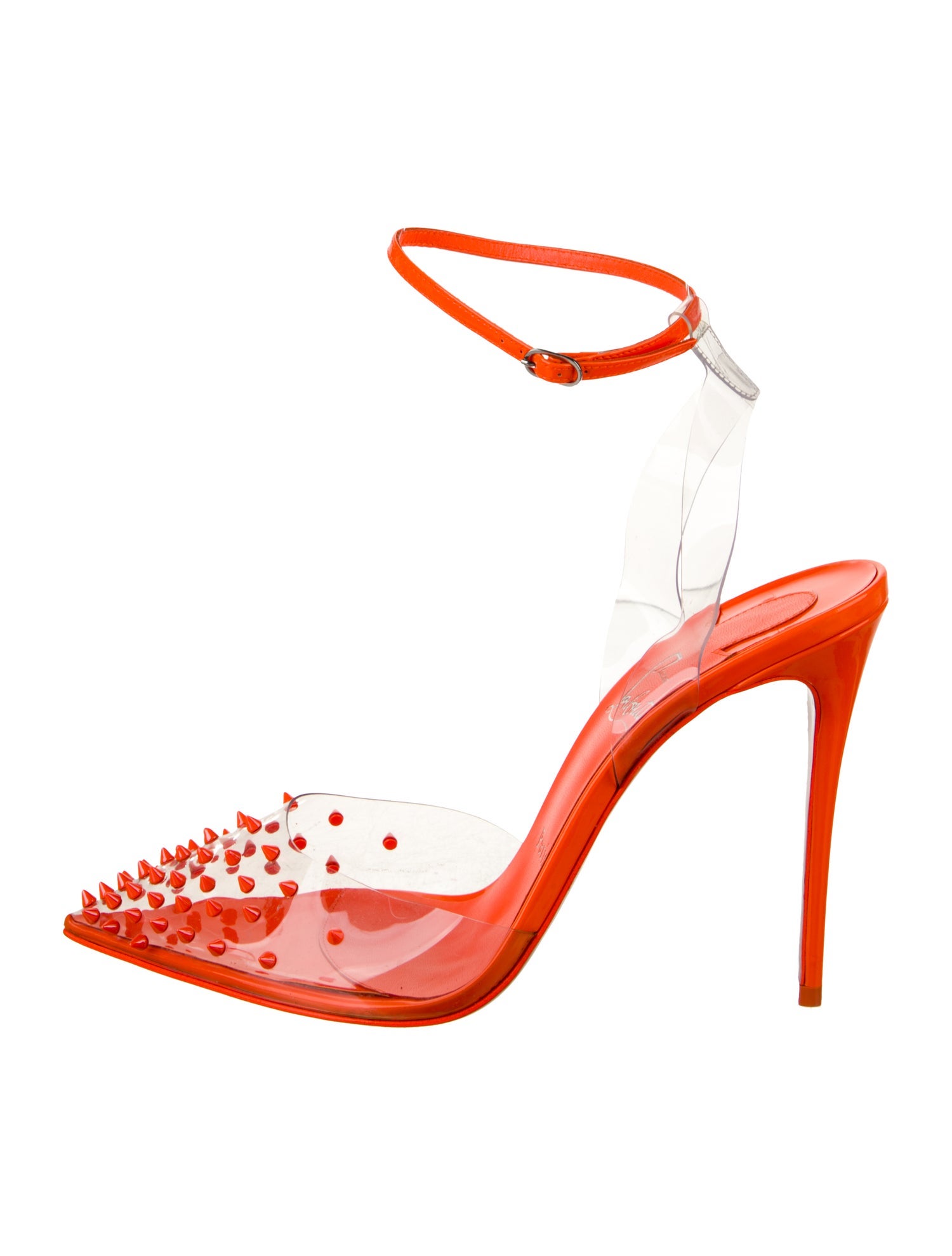 Christian Louboutin PVC Studded Accents Pumps