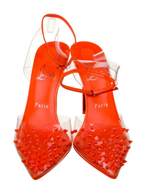 Christian Louboutin PVC Studded Accents Pumps