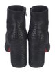 Christian Louboutin Suede Patterned Boots