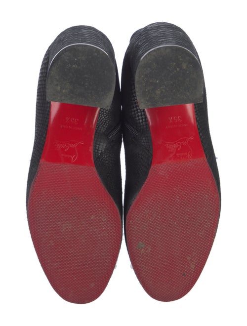 Christian Louboutin Suede Patterned Boots