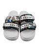 Christian Louboutin Rubber Striped Slides
