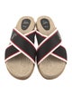 Christian Louboutin Jute Striped Slides