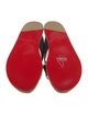 Christian Louboutin Jute Striped Slides