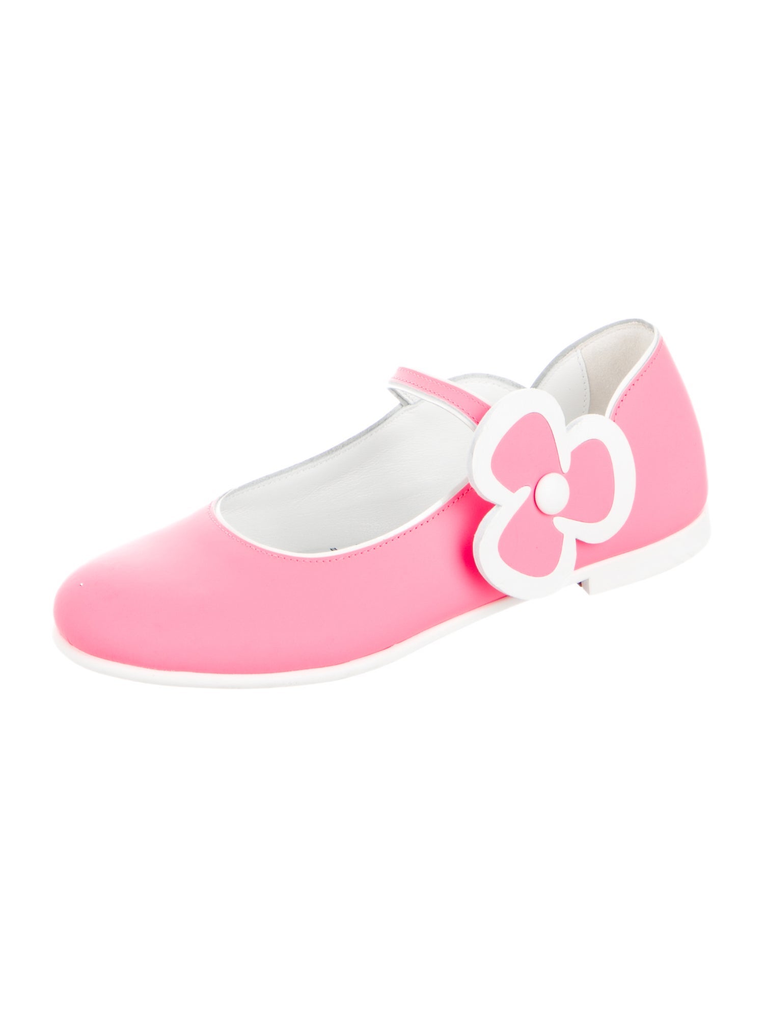 Christian Louboutin Girls' Leather Ballet Flats
