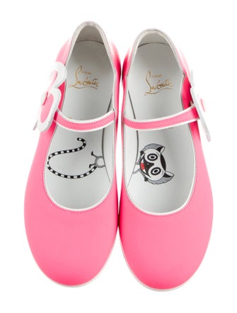 Christian Louboutin Girls' Leather Ballet Flats