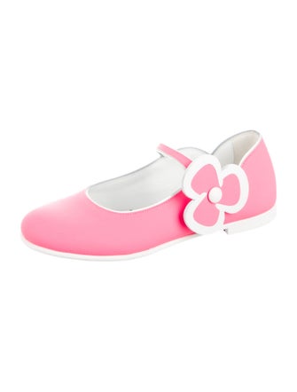 Christian Louboutin Girls' Leather Ballet Flats