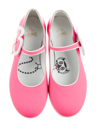 Christian Louboutin Girls' Leather Ballet Flats