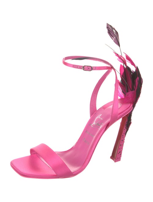Christian Louboutin Satin Sandals