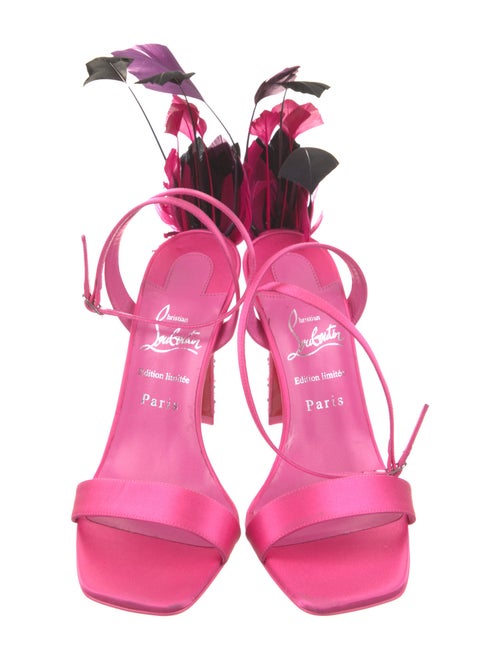Christian Louboutin Satin Sandals