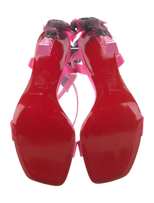Christian Louboutin Satin Sandals