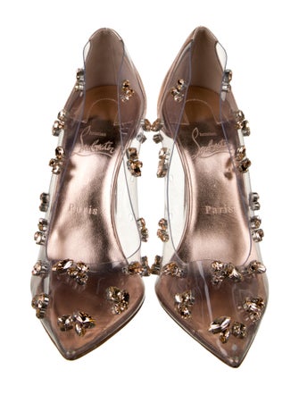 Christian Louboutin PVC Floral Print Pumps
