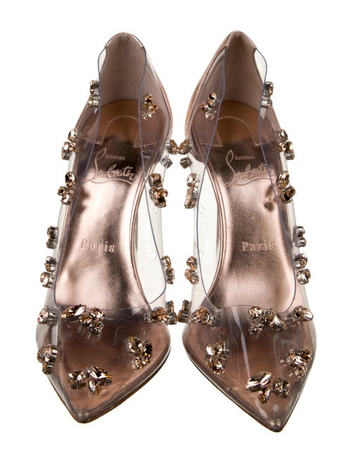 Christian Louboutin PVC Floral Print Pumps