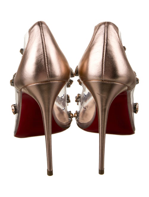 Christian Louboutin PVC Floral Print Pumps