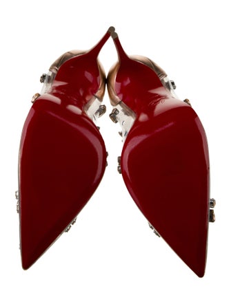 Christian Louboutin PVC Floral Print Pumps