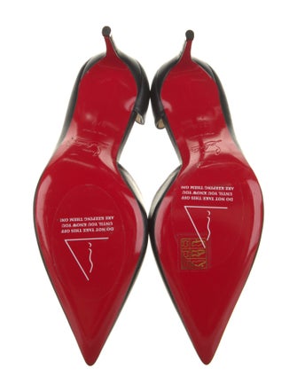 Christian Louboutin Leather D'Orsay Pumps