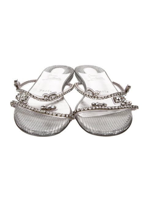 Christian Louboutin Leather Slides