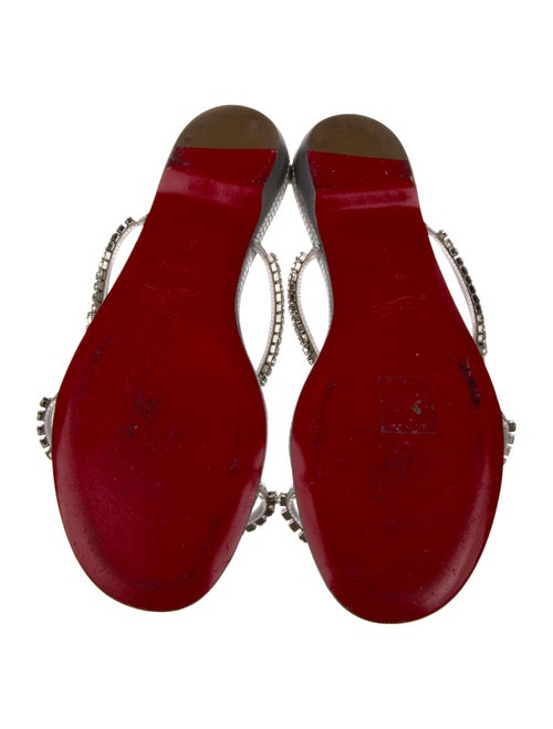 Christian Louboutin Leather Slides