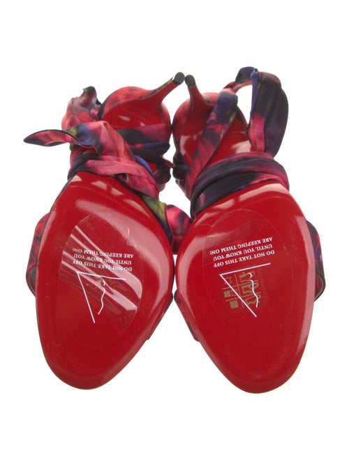 Christian Louboutin Tie-Dye Print Sandals