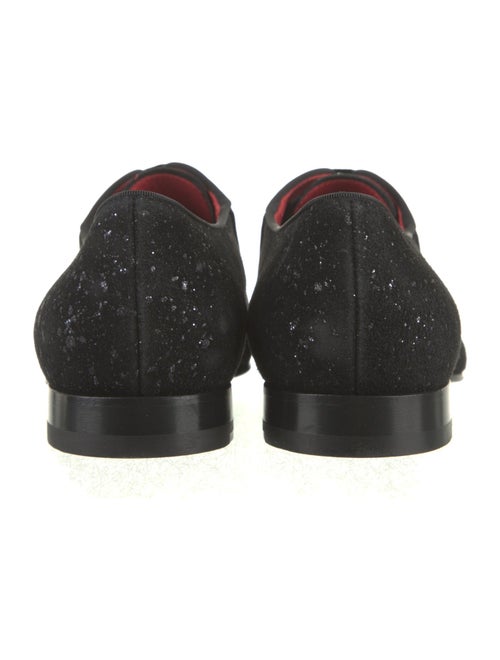 Christian Louboutin Suede Printed Oxfords