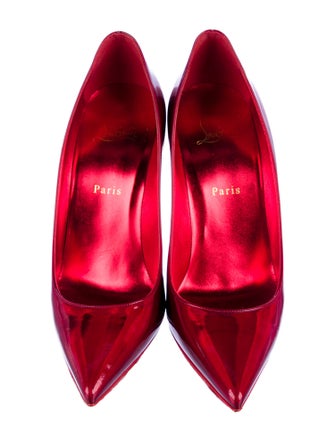 Christian Louboutin So Kate 100 Patent Leather Pumps