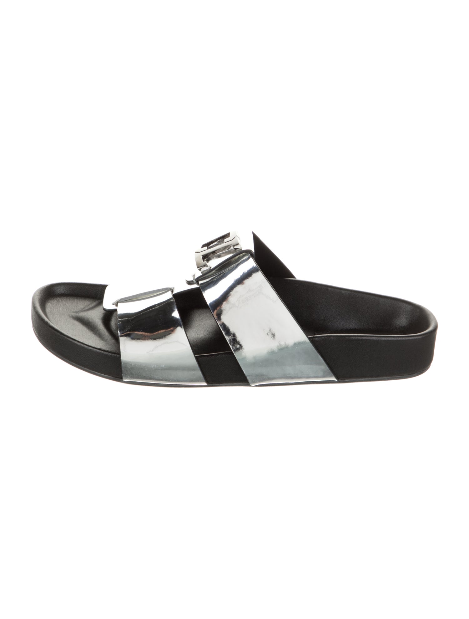 Christian Louboutin Patent Leather Slides
