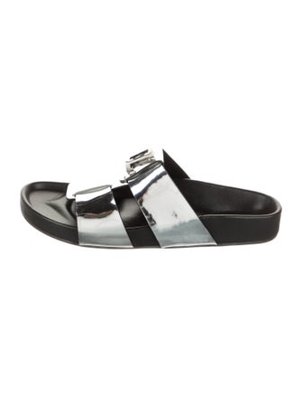 Christian Louboutin Patent Leather Slides