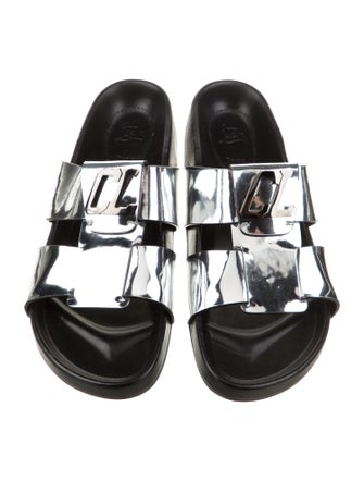 Christian Louboutin Patent Leather Slides