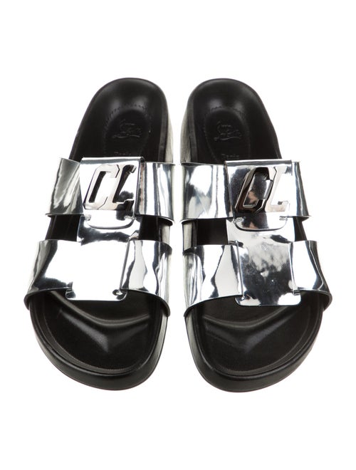 Christian Louboutin Patent Leather Slides