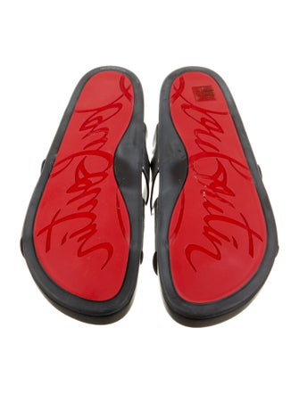 Christian Louboutin Patent Leather Slides