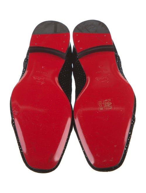 Christian Louboutin Suede Patterned Oxfords