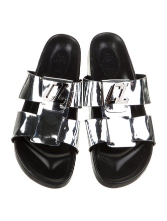 Christian Louboutin Patent Leather Slides