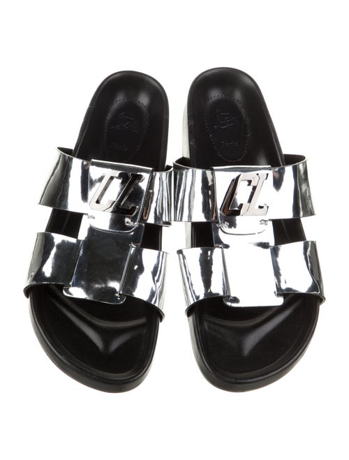 Christian Louboutin Patent Leather Slides
