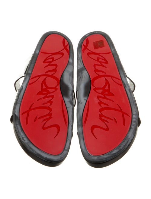 Christian Louboutin Patent Leather Slides