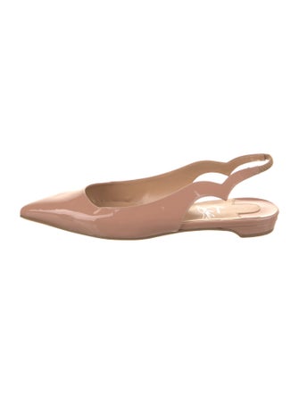 Christian Louboutin Patent Leather Slingback Flats