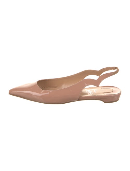 Christian Louboutin Patent Leather Slingback Flats