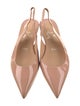 Christian Louboutin Patent Leather Slingback Flats