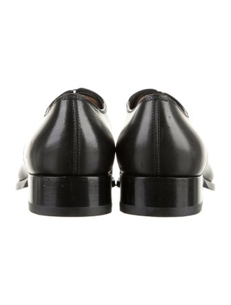 Christian Louboutin Leather Studded Accents Derby Shoes