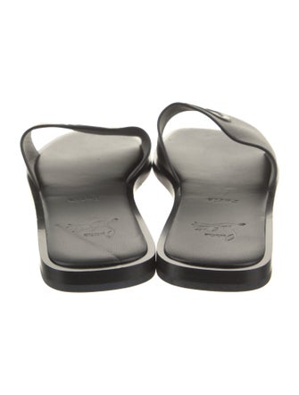 Christian Louboutin Leather Slides
