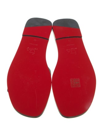Christian Louboutin Leather Slides