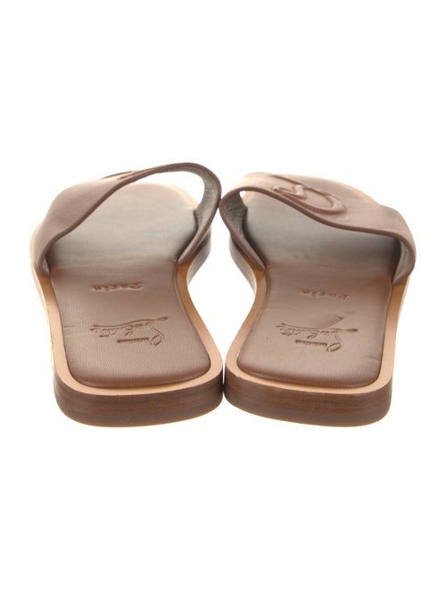 Christian Louboutin Leather Slides