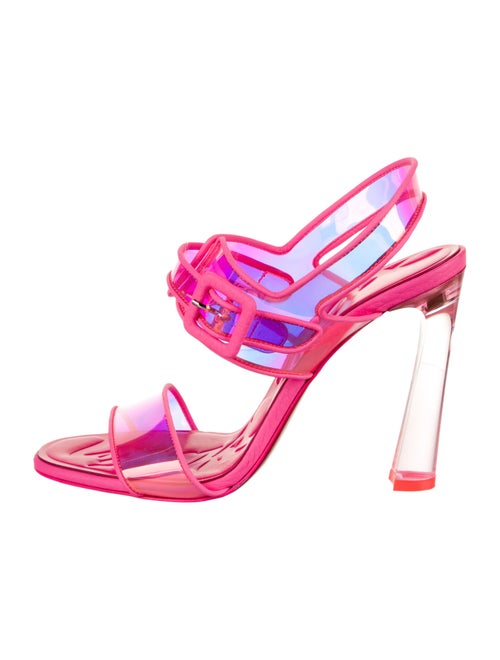 Christian Louboutin Leather Slingback Sandals