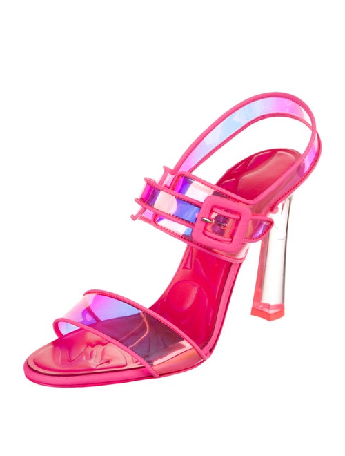 Christian Louboutin Leather Slingback Sandals