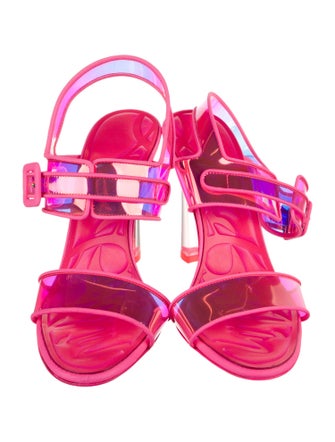 Christian Louboutin Leather Slingback Sandals