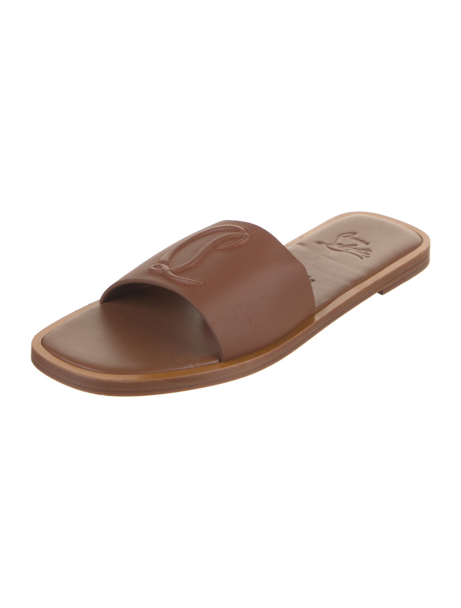 Christian Louboutin Leather Slides