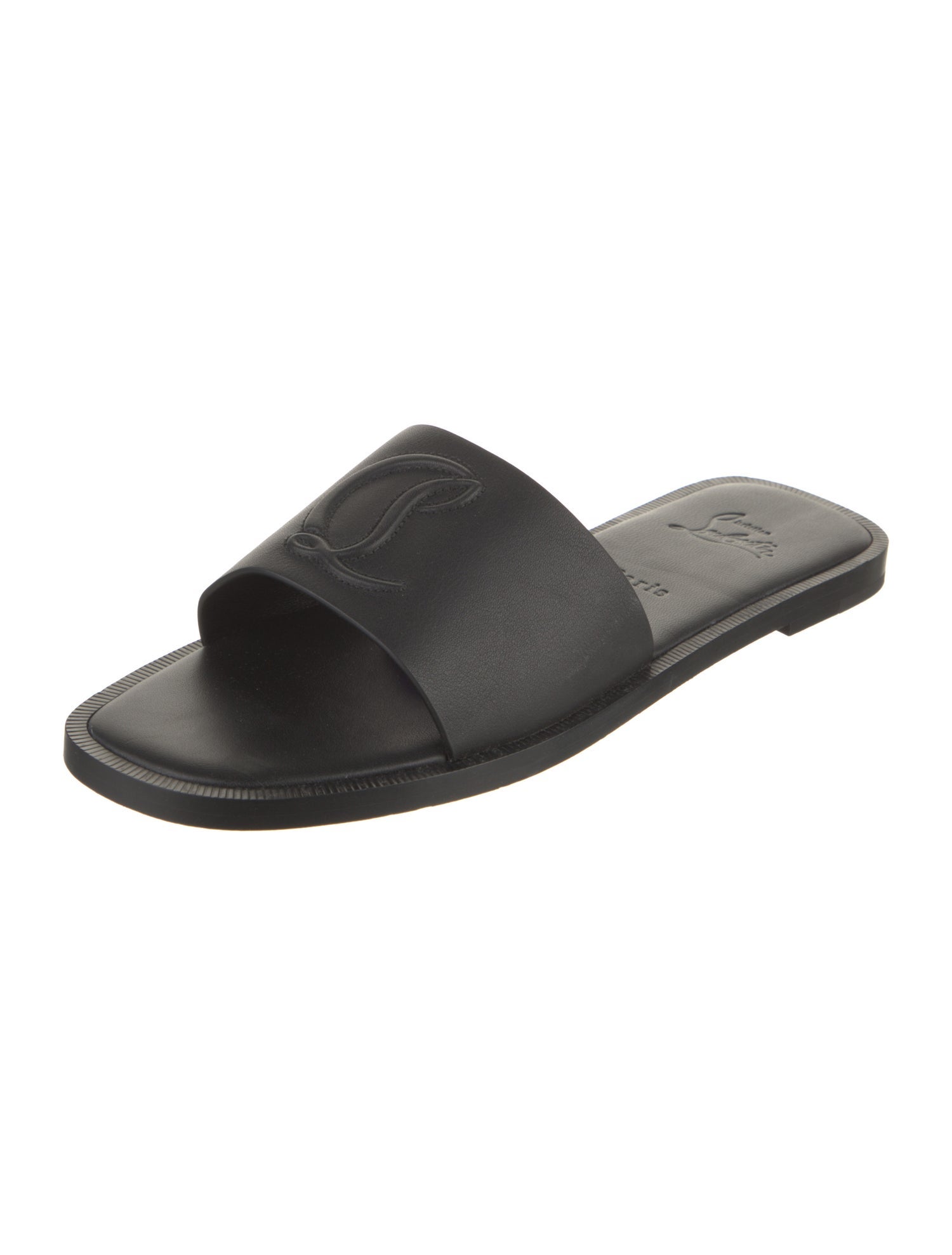 Christian Louboutin Leather Slides