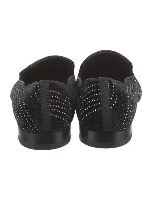 Christian Louboutin Suede Patterned Loafers